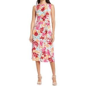 Maggy London Pink Floral Dress 2 NWOT